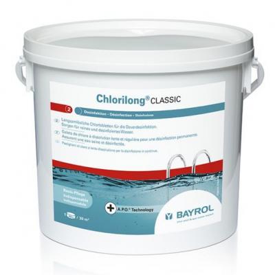 BAYROL Chlorilong Classic  - chlore lent Quantit&eacute; - Seau de 10 kg