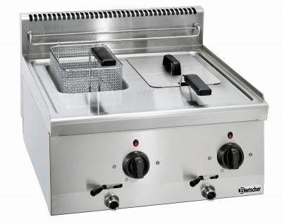 BARTSCHER Friteuse professionnelle 600 mm 2x6 Litres 6,6 kW 
