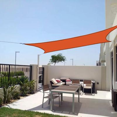 COTE STORE Voile d'ombrage 5 x 5 m imperm&eacute;able 220g/m&sup2; Haute densit&eacute; - Tissu d&eacute;perlant - Terracotta &eacute;pic&eacute;