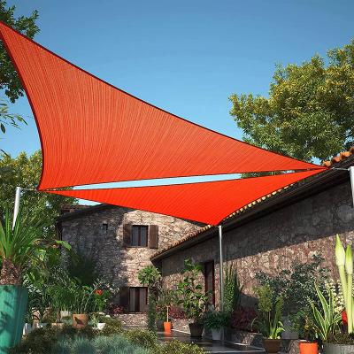 COTE STORE Voile d'ombrage 5 x 5 x 7,07 m imperm&eacute;able 220g/m&sup2; Haute densit&eacute; - Tissu d&eacute;perlant - Terracotta &eacute;pic&eacute; 