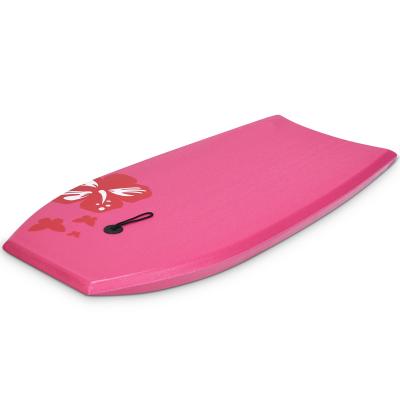  Bodyboard - Costway - Planche De Surf 41" Xpe Imprim&eacute; Fleur Rose - Charge 85kg