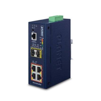 PLANET TECHNOLOGY Commutateur Ethernet PoE 4 ports 10/100/1000T 802.3at + 2 ports 100/1000X sfp IGS52254P2S