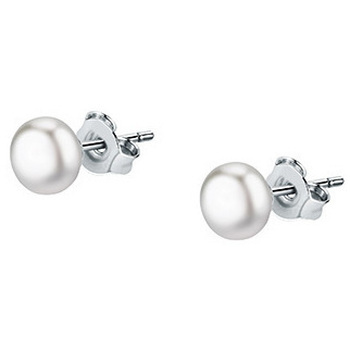 CLEOR Boucles d'oreilles en argent 925/1000 et perle de culture