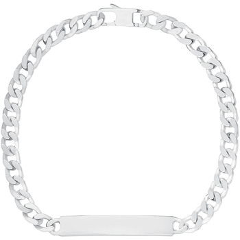 CLEOR Bracelet Gourmette  Argent 925/1000 - Homme - Taille unique