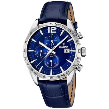 FESTINA Montre  F16760-3 - Montre Cuir Bleue  Montres