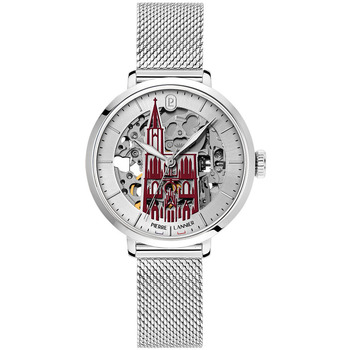 PIERRE LANNIER Montre  Montre Femme CATHEDRALE Argent&eacute; Acier milanais Argent&eacute;