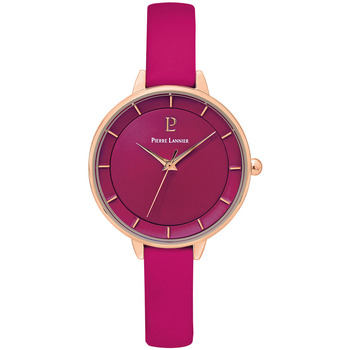 PIERRE LANNIER Montre Femme  DELICE 001H955 - Bracelet Cuir Rose