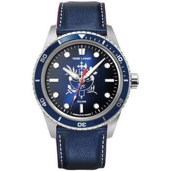PIERRE LANNIER MONTRES Montre Pierre Lannier Montre Homme &Eacute;LYS&Eacute;E Bleu Cuir Bleu
