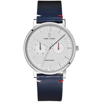 PIERRE LANNIER Montre Homme  Essential - 206J106 Bracelet Cuir Bleu