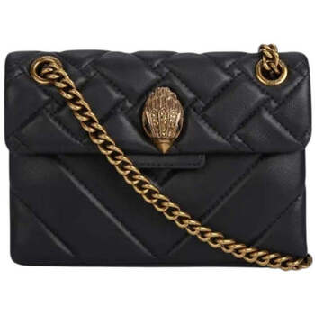KURT GEIGER LONDON Sac &agrave; bandouli&egrave;re Kurt Geiger Mini Kensington en cuir matelass&eacute; noir