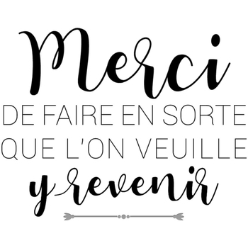 GENERIQUE Stickers Muraux citation planche 70 x 20 cm - Toilettes