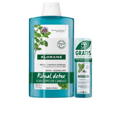 KLORANE  Ritual Detox Mint Shampoo For Normal Hair 400ml Mint Dry