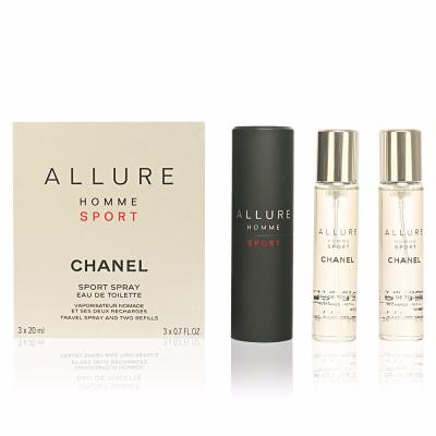 Chanel Allure Homme Sport eau de toilette vaporisateur nomade et ses deux recharges 3 x 20 ml