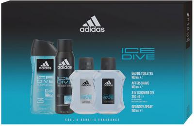 Coffrets de parfums adidas Coffret De Plong&eacute;e Sous-marine 4 Pi&egrave;ces