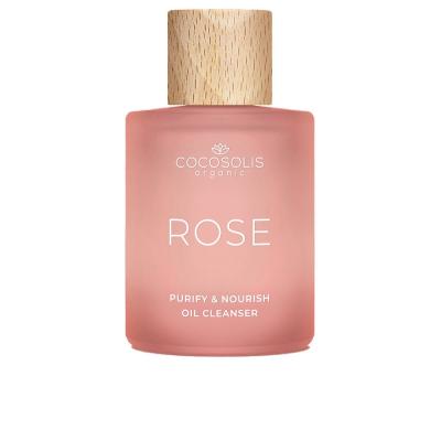 COCOSOLIS  Rose Huile Nettoyante Nourrissante 50 ml - Flacon compte goutte 50 ml