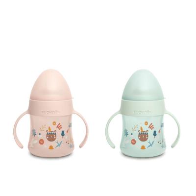 SUAVINEX  Biberons d'entra&icirc;nement Poign&eacute;es en silicone +4M 150ml
