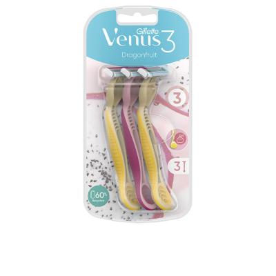 GILLETTE Lames d'&eacute;pilation jetables VENUS3 DRAGONFRUIT 3 u