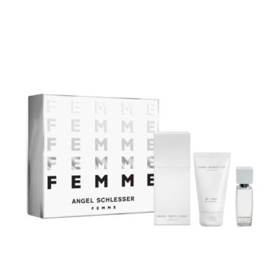 ANGEL SCHLESSER  Femme Edt 100ml + Body Cream 100ml + Edt 15ml