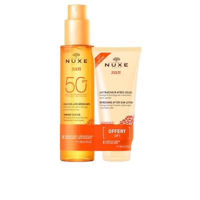 NUXE  Sun Pack Huile Solaire SPF50 + Lait Fra&icirc;cheur Apr&egrave;s-Soleil