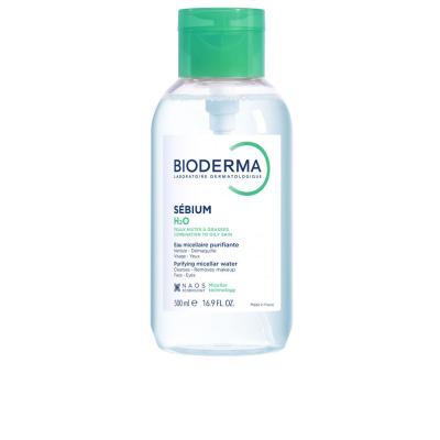 BIODERMA  S&eacute;bium H2o Eau Micellaire Purifiante Flacon Pompe 500ml
