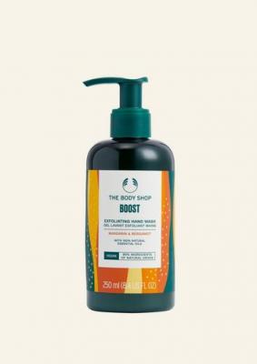 THE BODY SHOP  Boost Nettoyant exfoliant pour les mains 250 ml