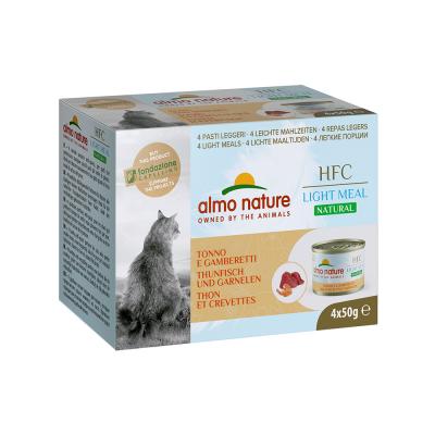 ALMO NATURE HFC Lot  Natural Light 12 x 50 g - thon, crevettes