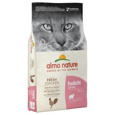 ALMO NATURE HOLISTIC  Kitten poulet, riz pour chaton - 12 kg