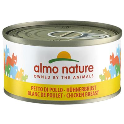 ALMO NATURE  HFC Natural Blanc de Poulet pour chat 18 x 70g