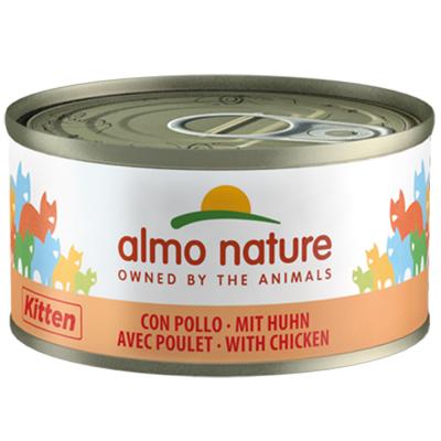 ALMO NATURE 70G Almo Nature HFC Kitten Poulet pour chaton (70 g) 24 x 70g