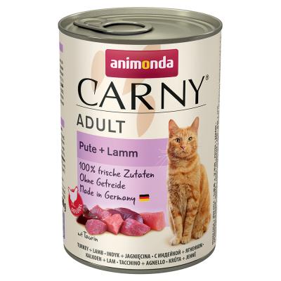 ANIMONDA CARNY  Adult Pute & Lamm 400g (Menge: 6 Je Bestelleinheit)