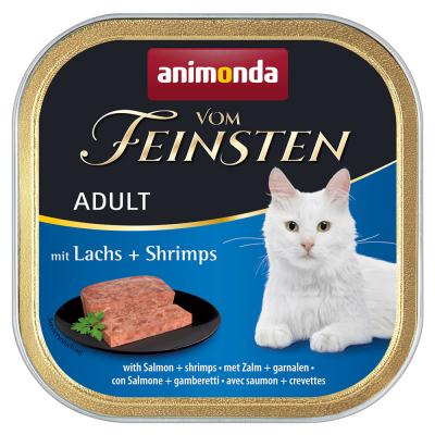ANIMONDA VOM FEINSTEN  Salmon 100g Wet Cat Food Multicolore