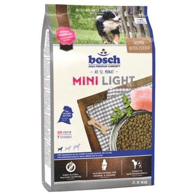 BOSCH HPC Bosch Tiernahrung Mini Light Adult 2.5kg Dog Food Multicolore 2.5kg