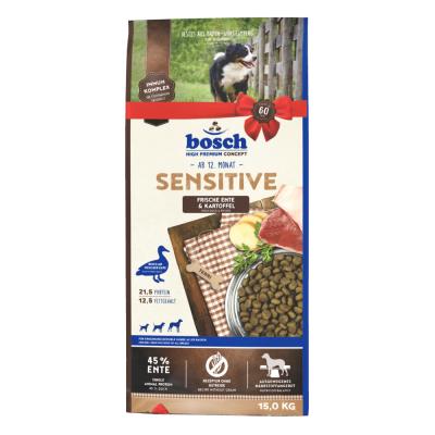 BOSCH HPC Bosch Sensitive canard, pommes de terre - lot % : 2 x 15 kg