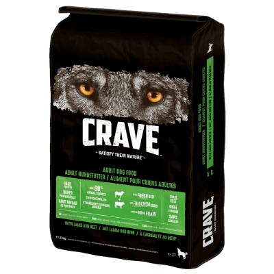 CRAVE  &agrave; l&acute;agneau et au boeuf 11,5 kg