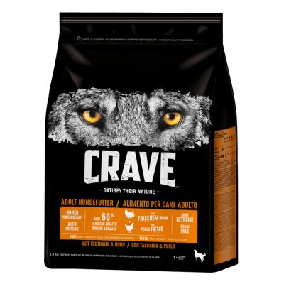 CRAVE  Adult dinde, poulet - 2,8 kg