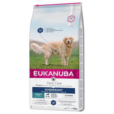 EUKANUBA Lots &eacute;conomiques  Daily Care - Overweight Adult (2 x 12 kg)