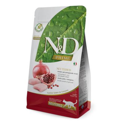 N&D PRIME Farmina N&D Grain Free Neutered poulet, grenade - lot % : 2 x 5 kg