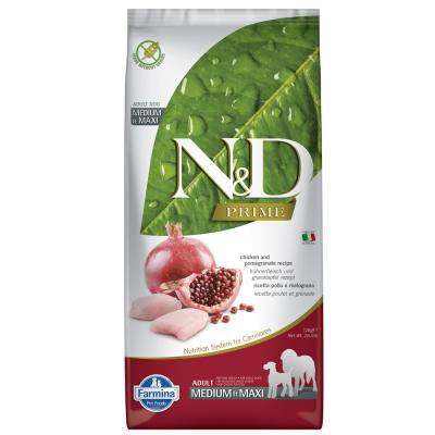 N&D PRIME N&D Prime Dog Chicken and Pomegranate Adult Medium & Maxi 12KG