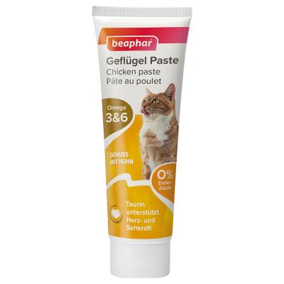 BEAPHAR Friandise sous forme de p&acirc;te  - lot % : volaille (2 x 100 g)