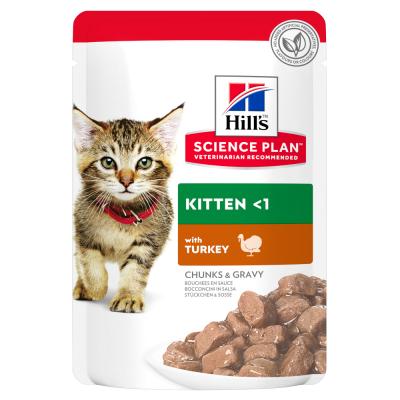 HILL S SCIENCE PLAN Science Plan Kitten Sachets Morceaux de Dinde en Sauce 85 gr Hill's