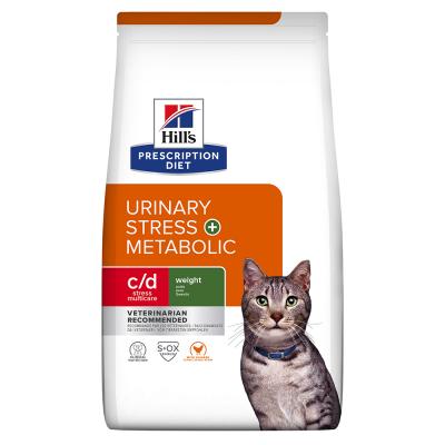 HILL S PRESCRIPTION DIET HILL'S Feline c/d Urinary Stress + Metabolic - Dry Cat Food - 3 kg