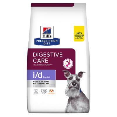 HILL&APOS;S PRESCRIPTION DIET Canine i / d Faible teneur en gras de poulet Digestive Care 4 Kg