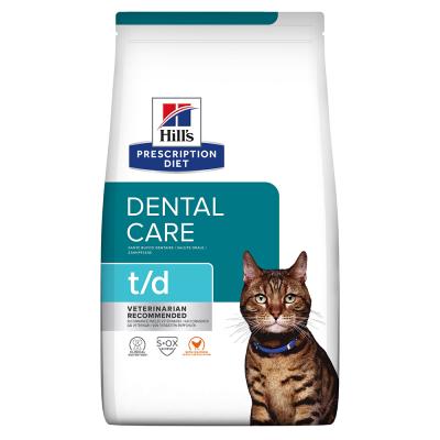 HILL&APOS;S PRESCRIPTION DIET Hill's Prescription Diet T/D Dental au poulet pour chat 2 x 3 kg