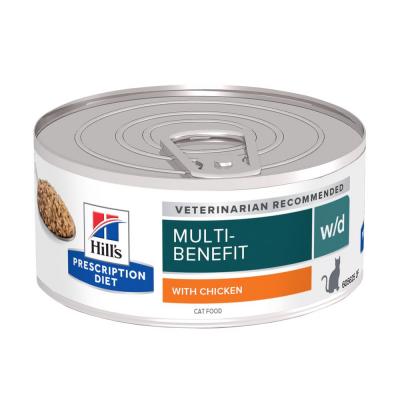HILL S PRESCRIPTION DIET Hill's Prescription Diet w/d Multi-Benefit poulet - 24 x 156 g