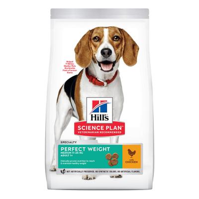 HILL S SCIENCE PLAN Hill's Adult Perfect Weight Medium au poulet pour chien 2 x 2 kg