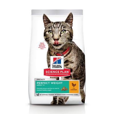 HILL S SCIENCE PLAN Hill's Adult Perfect Weight au poulet pour chat 2 x 2,5 kg