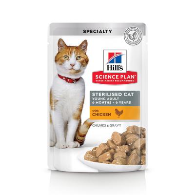 HILL S SCIENCE PLAN Hill's Science Plan Adult Sterilised - poulet (48 x 85 g)