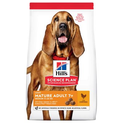 HILL S SCIENCE PLAN Hill's Mature Adult 7+ Light Medium au poulet pour chien 2,5 kg