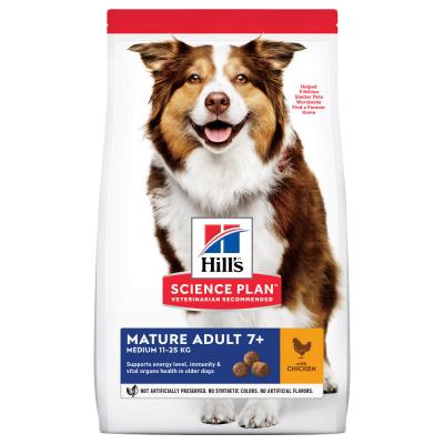 HILL S SCIENCE PLAN Hill's Science Plan Mature Adult 7+ Medium avec Poulet - 18 kg
