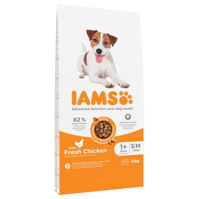 IAMS  for Vitality Adult Small & Medium Breed pour chien 2 x 12 kg